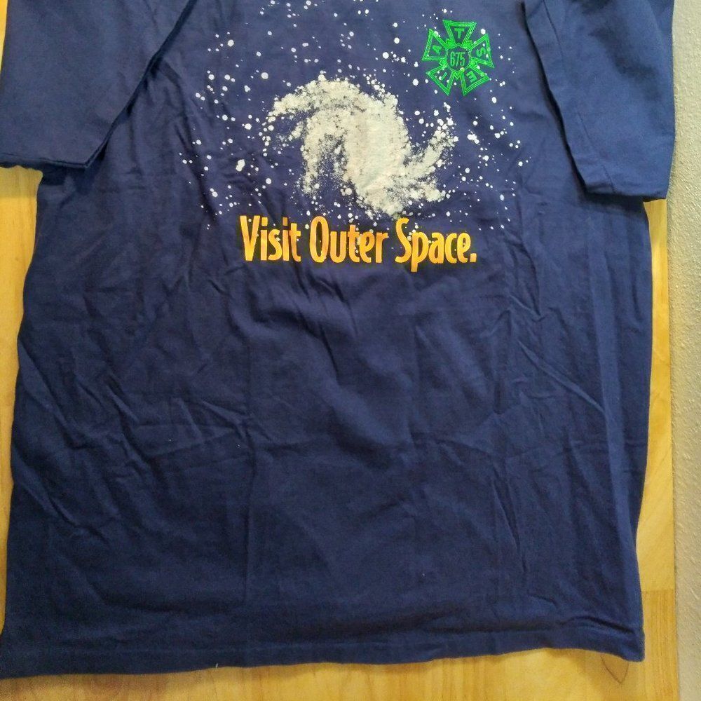 Vintage Cuthbert Amphitheater Visit Outer Space T-Shirt - Picture 2 of 9